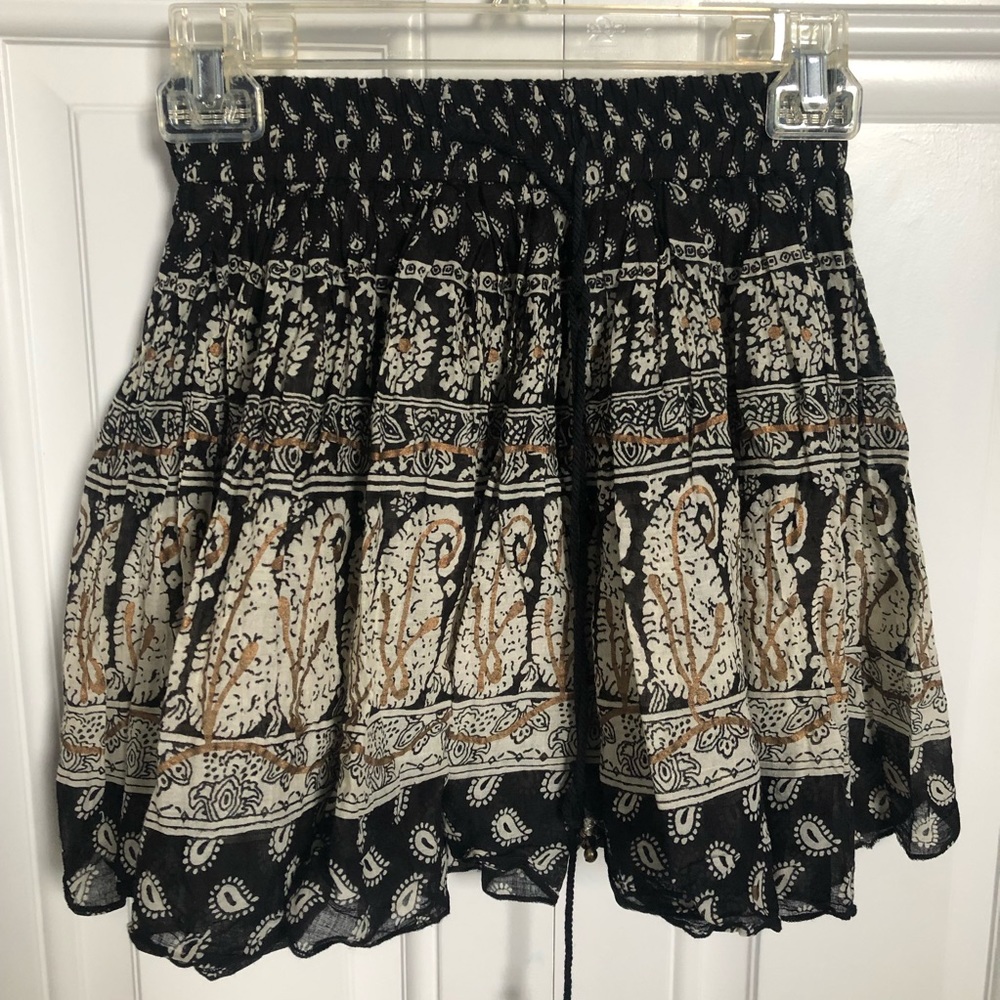 Printed Mini Skirt